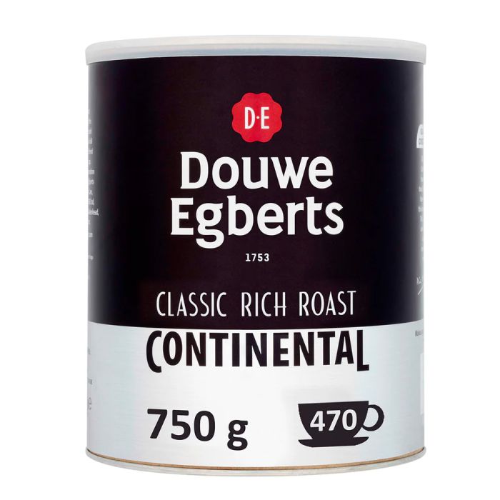 Douwe Egberts Classic Rich Roast Continental Instant Coffee Tin 750g